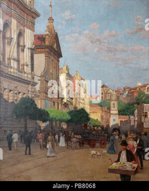 Museu Nacional de Belas Artes 1275 Rua Direita, atual Rua Primeiro de Março Stock Photo