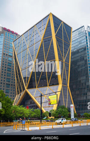 China, Hangzhou City, Jianggan District, Qianjiang New City Stock Photo