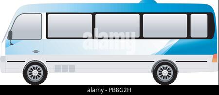 Bus illustration. Vector EPS 10 Stock Vector