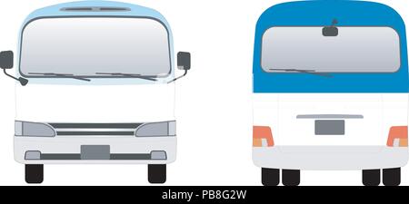 Bus illustration. Vector EPS 10 Stock Vector