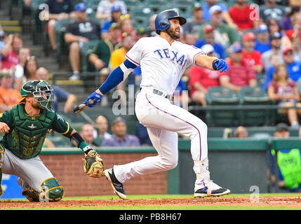 Arlington, Texas, USA. Jul 26, 2018: Texas Rangers second baseman