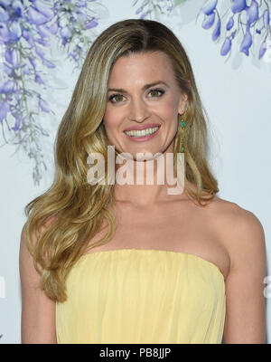 Brooke D'Orsay arrives at the Hallmark Channel and Hallmark Movies and