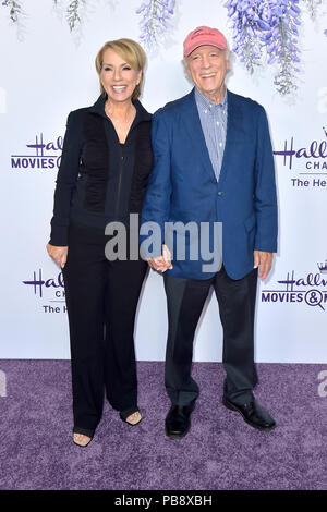 Squire Rushnell and Louise DuArt attending the Hallmark Channel and ...