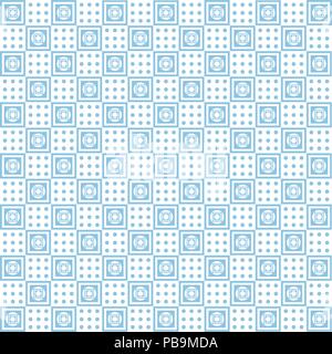 Background of blue seamless dots pattern Stock Vector