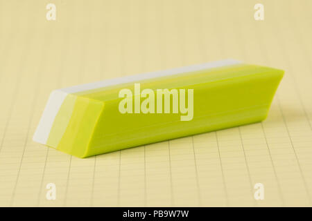 two tone rubber wash close up on neat background Stock Photo