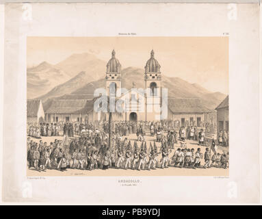 761 Historia de Chile. No. 21. Andacollo. (26 Diciembre 1836) LCCN2003670335 Stock Photo