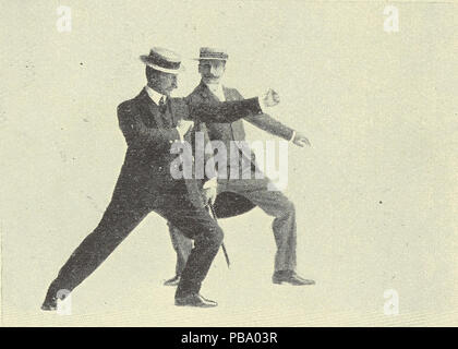 Photograph from the article, 'Self-defence with a walking stick. The ...