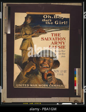 1128 Oh, boy that's the girl! The Salvation Army lassie-keep her on the job LCCN00652950 Stock Photo