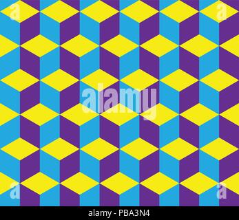 Vector seamless optical illusion pattern. Abstract striped tiling ...