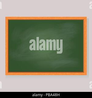 Green board, Vector illustration. Object for back to school and education design -Vector illustration. Stock Vector