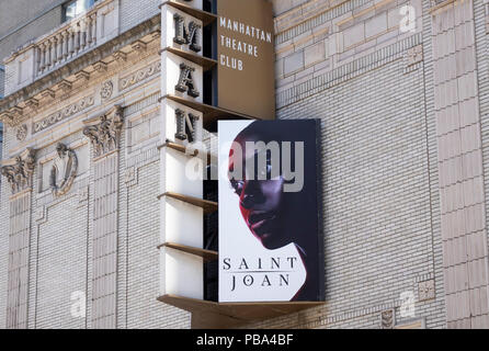 The Manhattan Theatre Club Broadway production of Saint Joan starring Condola Rashad Stock Photo