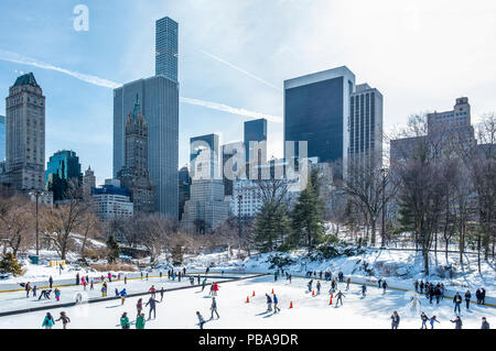 Central park, New York, Feb 11, 2017. (CTK Photo/Vladimir Houdek) Stock Photo