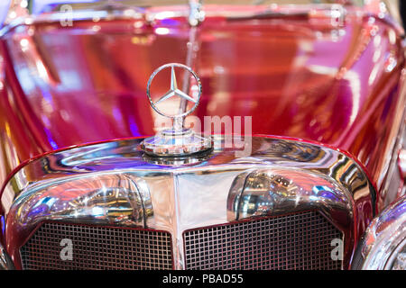 Mercedes Hood Ornament Stock Photo