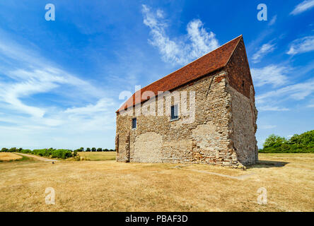 Chapel of St Peter on the Wall. One of the oldest churches in the UK. Stock Photo
