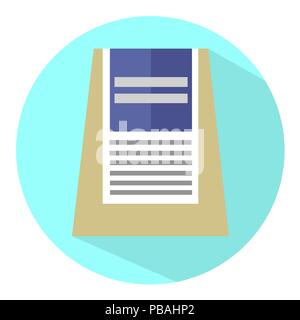 Abstract pack icon. Vector good sign. Modern store item. Flat design Stock Vector