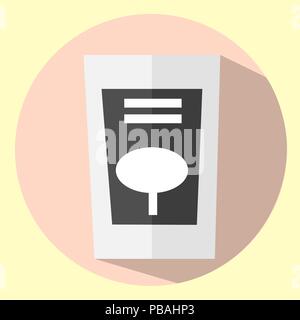Abstract pack icon. Vector good sign. Modern store item. Stock Vector