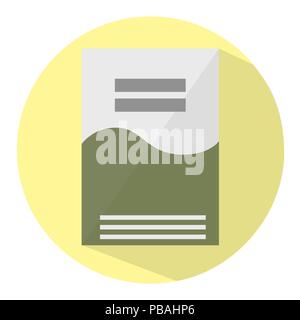 Flat product icon. Vector good sign. Modern store item. Abstract pack Stock Vector