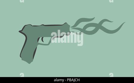 9mm pistol silhouette