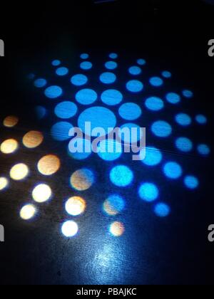 Blue little circles Stock Photo