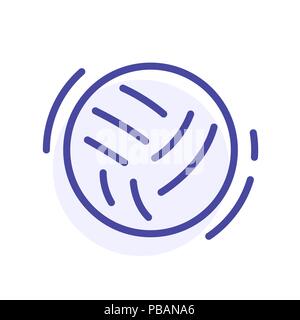 Ball line icon. Sports equipment. Vector web sign, button. Stock Vector