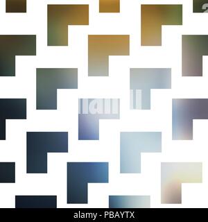 Abstract Background Design With Geometric Mosaic Pattern  - Illustration Template in Editable Vector Format Stock Vector