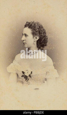 1227 Princess Alexandra of Saxe-Altenburg, ca 1860 Stock Photo