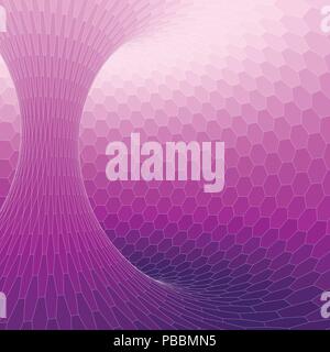 Wireframe mesh polygonal element. Torus with connected lines and dots. Vector Illustration . Stock Vector