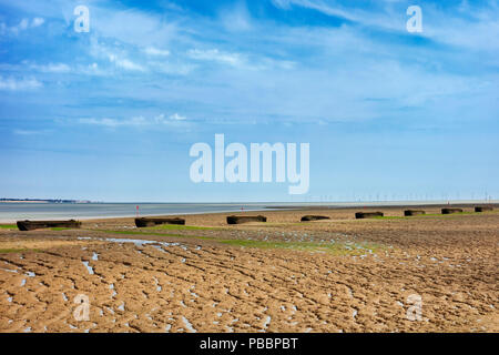 Bradwell Barges at Blackwater Estuary. Stock Photo