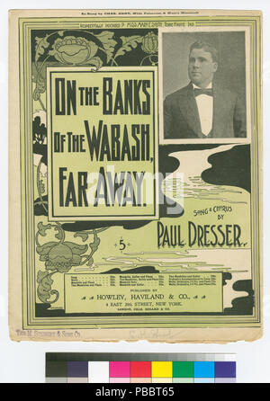 1135 On the banks of the Wabash far away (NYPL Hades-464609-1165664) Stock Photo