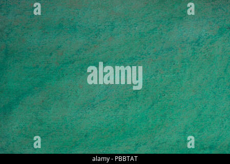 green color pastel on recycled paper background texture Stock Photo