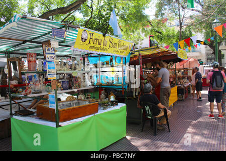 Feria de San Telmo, Sunday Market, Buenos Aires, Argentina Stock Photo