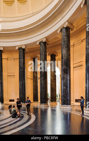 WASHINGTON, USA - SEP 24, 2015: Interior of the National Gallery of Art, a national art museum in Washington, D.C., National Mall, between 3rd and 9th Stock Photo