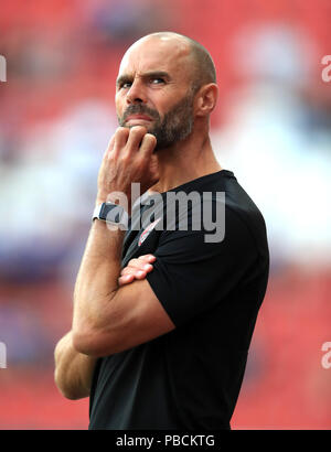 Rotherham United's Paul Warne Manager Stock Photo