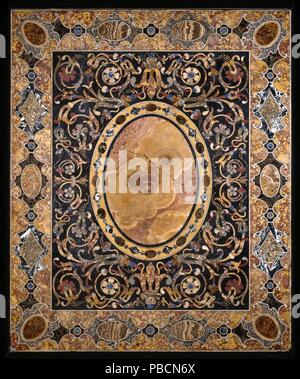 Stone inlay table top hi-res stock photography and images