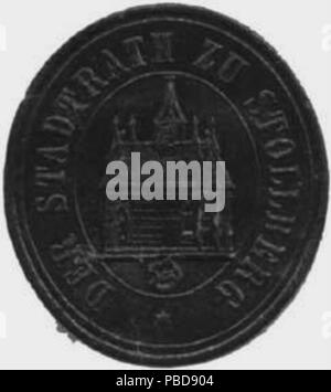 Siegelmarke Der Stadtrath zu Stollberg W0390702 Stock Photo Alamy