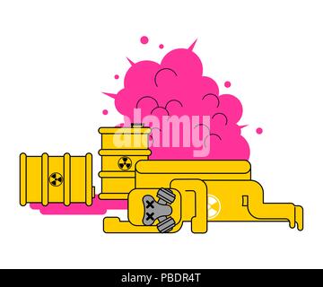 Radiation Protection Suit stock vector. Illustration of yellow - 25544162