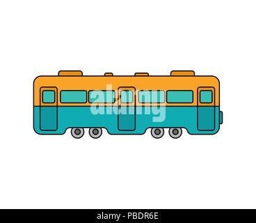 Train car isolated. transport railroad Vector illustration Stock Vector