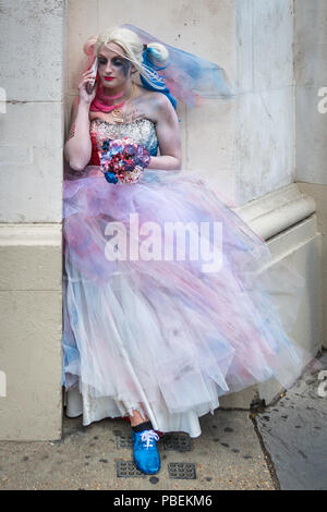 London, UK. 28th July 2018. London Film & Comic Con 2018 at the Olympia London. Credit: Guy Corbishley/Alamy Live News Stock Photo