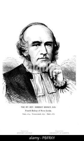1696 The Rt. Rev. Hibbert Binney Stock Photo