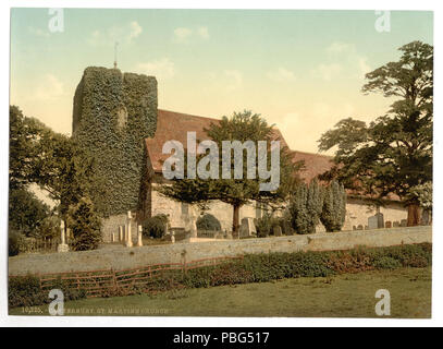 1565 St. Martin's Church, Canterbury, England-LCCN2002696466 Stock Photo