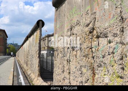Remains of the Berlin Wall Stock Photo