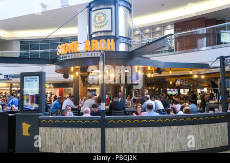 Minneapolis , St Paul,  Minnesota Airport Terminal, USA Stock Photo