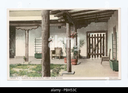 1684 The Placita, El Ortiz, Hotel, Lamy, N. M (NYPL b12647398-74439) Stock Photo