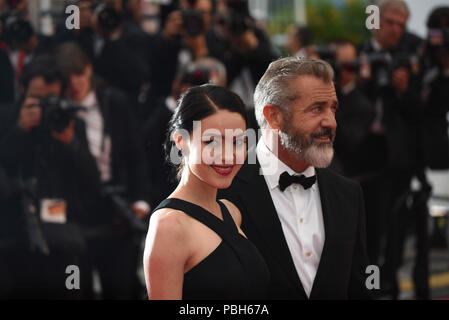 May 22, 2016 - Cannes, France: Mel Gibson and Rosalind Ross attend the closing ceremony of the 69th Cannes film festival.  Mel Gibson et Rosalind Ross lors du 69eme Festival de Cannes. *** FRANCE OUT / NO SALES TO FRENCH MEDIA *** Stock Photo