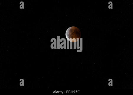 moon eclipse 27 Jul 2018 Stock Photo