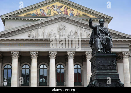 The National Theatre of Munich (Residenztheater) at Max-Joseph-Platz Square in Munich, Germany Stock Photo