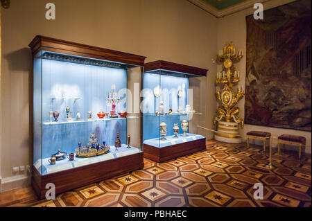 SAINT PETERSBURG, RUSSIA - FEB 24, 2015: One of the rooms of the State Hermitage, a museum of art and culture in Saint Petersburg, Russia. It was foun Stock Photo