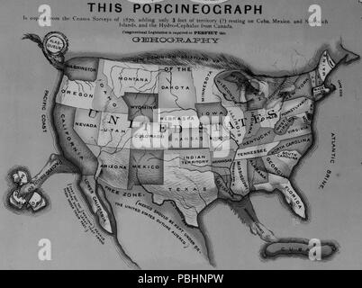 1719 This porcineograph LCCN00650089 (cropped) Stock Photo