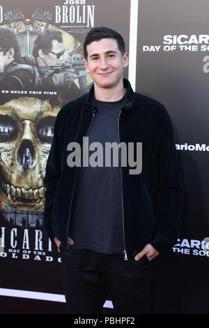 Premiere of 'Sicario: Day of the Soldado' held at the Westwood Regency Theater  Featuring: Sam Lerner Where: Los Angeles, California, United States When: 26 Jun 2018 Credit: Sheri Determan/WENN.com Stock Photo