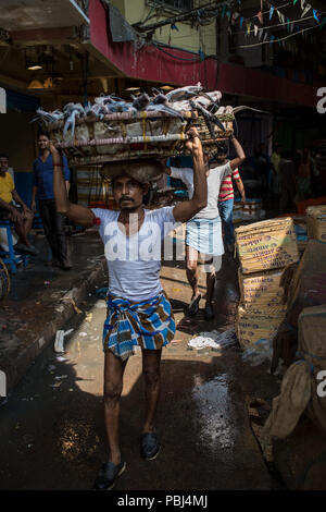 Fish Market, Kolkata, India, Asia Stock Photo